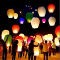 Pack of 5 Sky Lanterns Air Balloon light. 