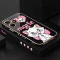Disney Marie Cat Plating Phone Case For infinix Tecno Spark 10 8 7 6 6GO GO2022 Pova 8 4 3 Neo 2 Camon 20 19 18 Pro Cover Cqoues. 