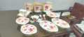 80 Pcs Premium Quality Plastic Dinner Set 8 Persons Serving, Elegant Design Durable Plastic Dinner Set - White. 