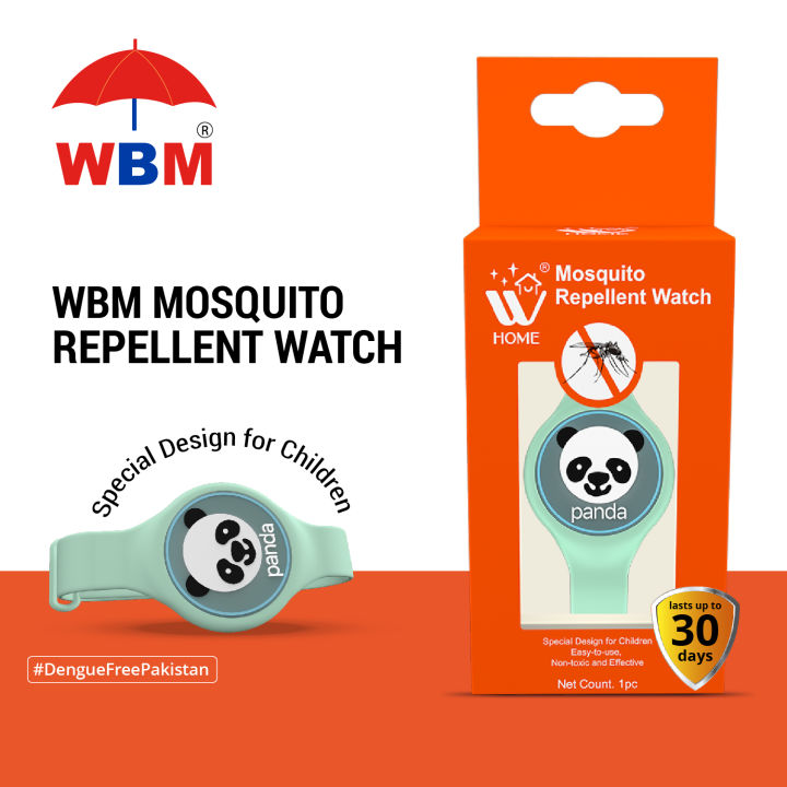 WBM Mosquito Repellent Watch with Flash Light, Deet-Free Insect Killer Watch |30 Days Protection From Dengue & Malaria
