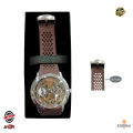 Men's Xmart Quartz Watch, A+ Copy Wrist Watch With Jali Strap, Smart Mechanical Wrist Watch, High Quality Sport Silicone Band Watch For Man, Branded Imported Wrist Casual Watch. 