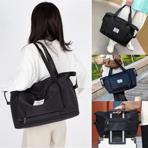 Weekender%20Bags%20for%20Women,%20Foldable%20Duffle%20Bag%20For%20Travel,%20Carry%20on%20Overnight%20Bag,%20Gym%20Bag%20Tote%20Bag%20-%20Image%204