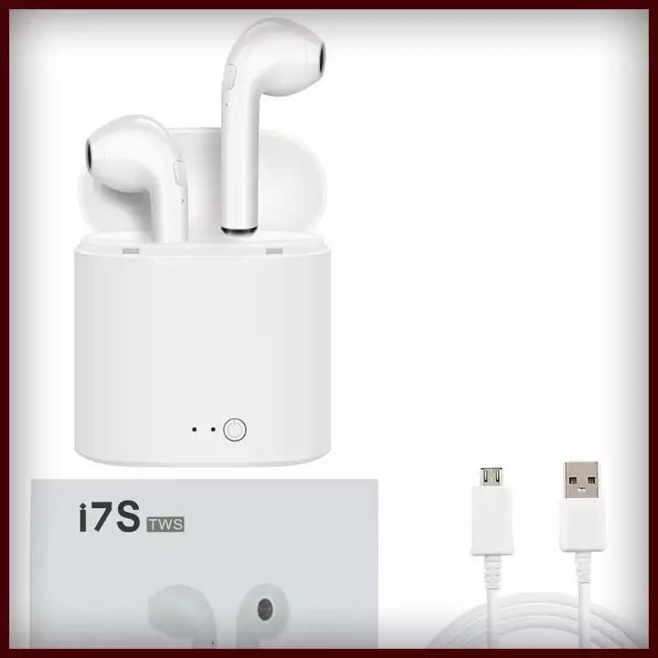 I7S Dual Tws Bluetooth Headphones Stereo Earphone With Charging Dock