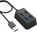 dodocool USB 3.0 Hub, 4-Port SuperSpeed (up to 5 Gbps) Mini USB Hub, with 1m cable for Windows & macOS Desktop Ultrabook Laptop. 