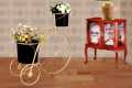 Planters - Planters Pot - Planters Pots flower stand - Metal Plant Flower Floor Stand- Modren Planters Flower Pots - Planters Shape of Cycle. 
