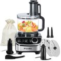 Imported 13in1 2200W Professional Multi-Functional Food Processor Machine – Heavy Duty Electric Vegetable Chopper Blender Grinder Combo Dough Maker & Baby Food Processor Grinder Salad Maker Machine Large Feed Chute, Dishwasher Safe Bowl Juice Maker,. 
