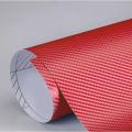 12 x 12 inches Red Sticker 3D Carbon Fiber 1 feet paper for laptops Mobiles Cars and bikes Red sticker paper mobile. 