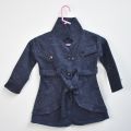 Winter Style Fleece Coat Collar Style Pockets and Fitting Belt High Quality Fabrics for Baby Girls. 