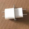 Home Electronic Microwave Oven Magnetron Filament 4 Pin Socket Converter White Nicle. 