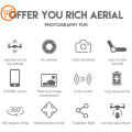 Drone camera 480p HD Camera  Remote Control Mid Range Camera Drone for practice with wifi camera drone. 