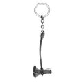 Thor Hammer Marvel Avengers Superhero Gold Metal Ring Key Chain. 