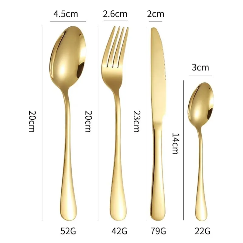 24-Piece Cutlery Set with Holder