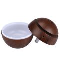Premium Quality USB Aroma Humidifier ESSential Diffuser Ultrasonic Cool Mist Humidifier Air Purifier 7 Color Change LED Night light for Office Home: Dark Wood. 