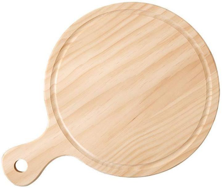 Wooden%20Pizza%20Board%20Round%20With%20Handle%20Pizza%20Pan%20Baking%20Tray-%2013%20Inches%20-%20Image%203