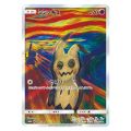 DIY 5Pcs/set Promo Pokemon Card Sm-P Pikachu Munch A Retrospective Campaign Series Foil Cards Oblique Flash Boy Gift Collection. 