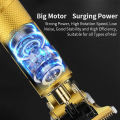 Original VINTAGE T9 RECHARGEABLE Electric Hair Trimmer CLIPPER Cutting Machine Professional Hair Barber T9 Trimmer for Men Vintage T9 Shaver & Grooming Kit Golden Dragon Encrypted Metal Body- Golden. 