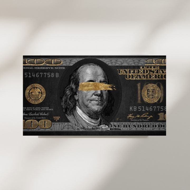 BLACK DOLLAR Printed Customized Wall Hanging Frame