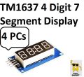 Arduino TM1637 4 Digit 7 Segment Display Module LED Display Module. 