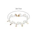 Cute Harajuku White Lace Chokers Necklace Neckband For Women Girl Boho Flower Charms Collar Necklace Clavicle Chain Neck Jewelry. 