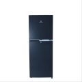 DAWLANCE 10 CUBIC FEET REFRIGERATOR 9160LF CHROME HAIRLINE BLACK DOUBLE DOOR small size WITH 12 YEARS WARRANTY. 