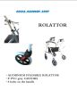 High Quality Imported Rollator Walker Scooty for seniors and patients. 