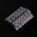 240PCS Double-Side Nail Adhesive Tabs, 10 Sheets Nail Glue Stickers False Nail Jelly Gel Glue Tabs Nail Glue Transparent Flexible Adhesive Fake Nails Tab for Manicure. 