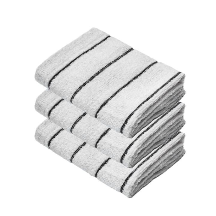 Pack Of 3 Cotton Kitchen Hand Towel  Ultra Soft Cotton Dish Cloths | Kitchen Cleaning Cloth Towel | Absorbent Tea Towels |  100% Polyester Satin Fabric Soft Textile Soft Towel