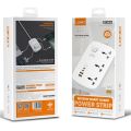 LDNIO SC3416  Universal Electrical Cord Strip 3 Outlets 4 GaN USB Port Multi Power Strip Plug Boar Extension Socket.. 