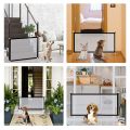 Pet Safety Guard Mesh Dog Gate,Pet Gate Magic Gate for Dogs. 