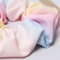 Large Rainbow Hair Scrunchies Elastic Hair Bands Ponytail Holder Multicloured Oversized Scrunchie Hair Tie For Girl Women. 