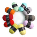 50g Multi Color Milk Silk Acrylic Blend Knitting Yarn Soft Warmth Skin Friendly DIY Knitted Cashmere Yarns for Crochet Supplies. 