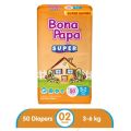 Bona Papa Super Baby Diaper-Small Size- Packs 50Pcs With (MagicTape) With Good Quality. 