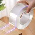 Nano Grip Reusable Adhesive Tape – Invisible Transparent Double-Sided Gel Tape for Wall, Floor & Household Fixes. 