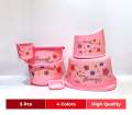 BATH ROOM SET 5 PCS PLASTIC BEAUTY BATH SET. 