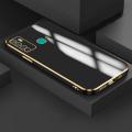 For Infinix Hot 9 Back Cover Fashion Shiny Plating Square Bumper Camera Protection Case Soft Silicone Shockproof Protective Mobile Phone Cases. 