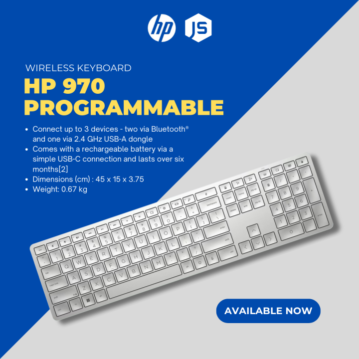 HP 970 Programmable Wireless Keyboard