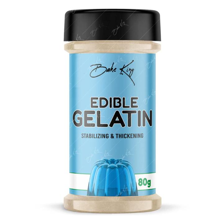 BAKE KING Gelatin Powder 80GM, Gelatin Powder for jelly Making