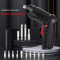 Exort Power Tools Screwdriver Set Bit Set 3.6V Cordless Electric Screwdriver Home Tools With Built-in Lithium Battery. 