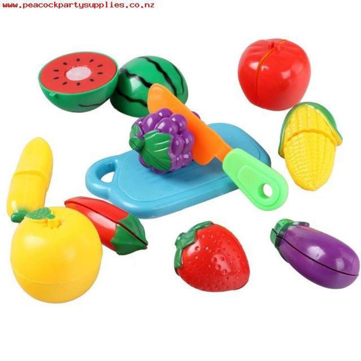 Cutting Fruits And Vegetables Game - 6 Pieces - Multicolor