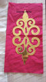 Acrylic Sticker Diamond Shape Self Adhesive Golden Silver. 