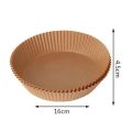 Techmanistan 50Pcs - Disposable Baking Papers For Air Fryer, Parchment Paper, Oil Proof Air Fryer Paper Sheets, Air Fryer Disposable Paper Liner, Liner Square Round Oil-proof Paper Tray Non-Stick Baking Mat Air Fryer Accessories. 