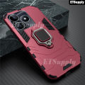 Ring Phone Case Realme Note 50 Armor Adsorb Anti-Fall Kickstand Shockproof Full Back Cover Housing for Realme Note 50 Case. 