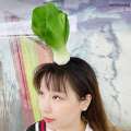 Fun simulation of fruits vegetables rings bread carrots bananas hair buns pepper headbands birthday cosplay Halloween hats. 