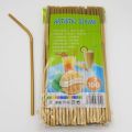 GOLDEN STRAWS ( PACK OF 100 PLASTIC STRAWS ). 
