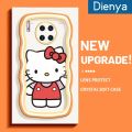 dienya For Huawei Mate 30 Pro Case Cartoon Hello Kitty Pattern Colorful Lovely Cream Wave Border Soft Clear Shockproof Phone Cases Creative Camera Transparent Casing Simple Silicone Protective Cover. 