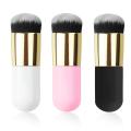 Chubby Pier Foundation Brush Flat Cream Makeup Brushes Professional Cosmetic Makeup Brush (Pack of 3 ). 