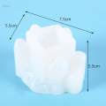 Crystal Resin Mold, Crystal Cluster Mold Resin Silicone Mold Casting Mold for Polymer Clay DIY Craft Decoration , 7.5x5.5x5.5cm. 