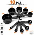 10pcs Kitchen Measuring Spoons & Cups Scales Spoons Sets Teaspoon Coffee Sugar Scoop Cake Baking Flour Measuring Cups Kitchen. 