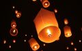 Sky Lantern Chinese Paper Sky Flying Wishing Lantern Lamp Candle Party Wedding Wish. 