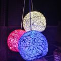 one string ball ceiling light lamp home decor decorative for indoor and outdoor(with bright LED). 